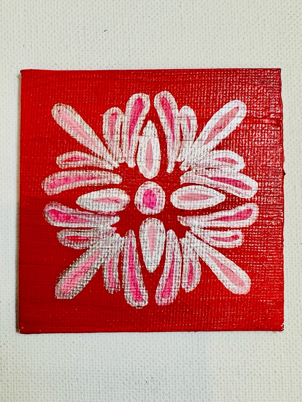 Red & Pink Mandala Magnet